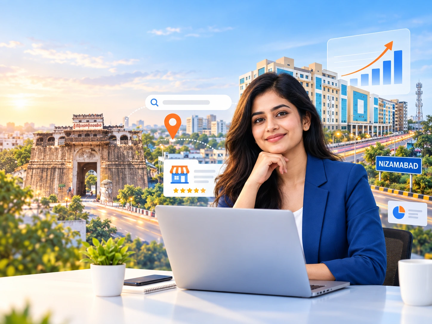 Digital marketing services in Nizamabad Telangana by ReachOmex